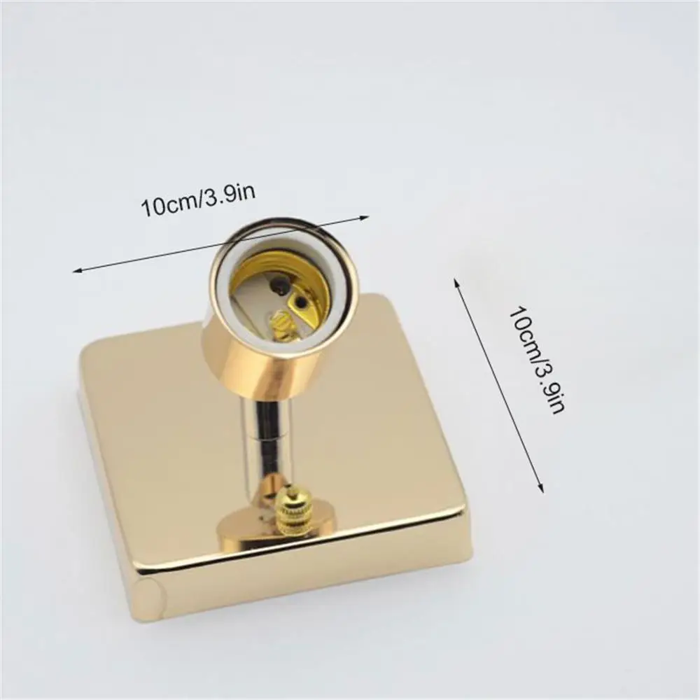 Wall Lamp LED Wall Lamp Europe Style Vintage E27 wall light with square base loft industrial wall sconce