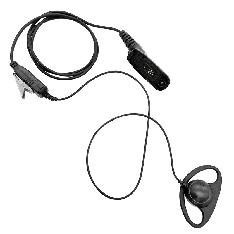 Motorola Xpr 6550 наушники D-образные для видеонаблюдения с Ptt микрофоном Radio Walkie Talkie XPR7550