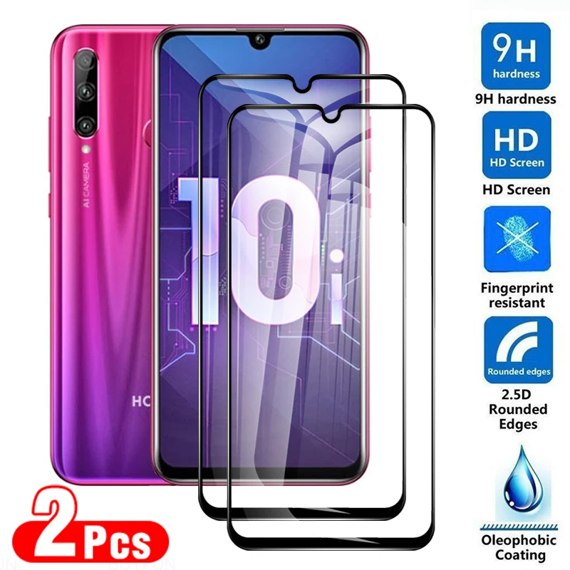 2 шт. защитная пленка на весь экран для Huawei Honor 10i закаленное стекло 10 i Honor10 Honor10i Xonor