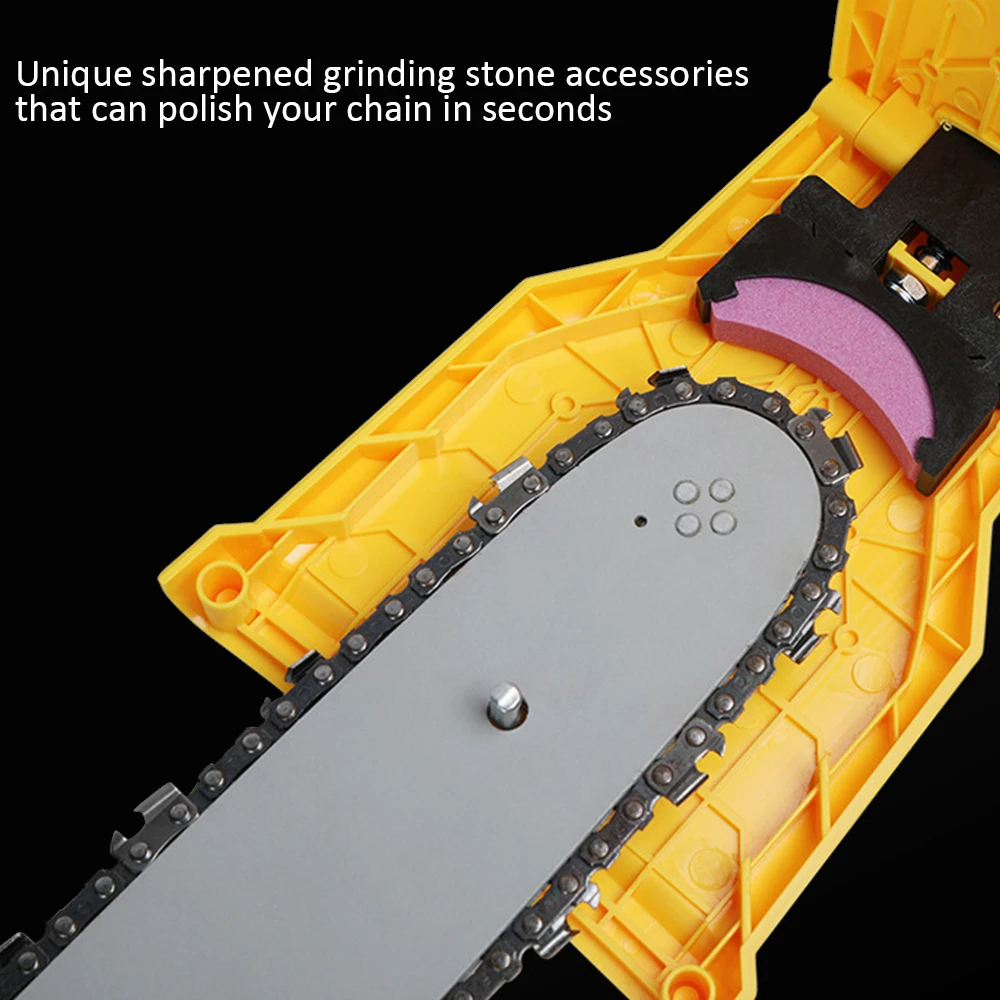 

Chain Saw Sharpener Chainsaw Portable Durable Easy Power Sharp Rod Fast Grinding Chain Saw Chain Sharpener Hand Tool For Garden