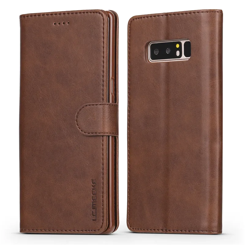 For Samsung Galaxy Note 8 Case Flip Leather Wallet Cover Samsung Galaxy Note 8 Phone Case For Samsung Note 8 9 10 20 Lux_voghion.com