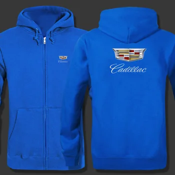 

Spring Cardigan Men Cadillac logo zipper Hoodies Jacket Print Clothing Fashion Casual zipper Sweatshirt