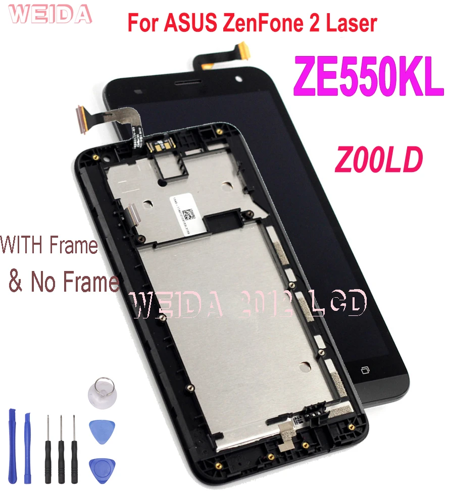 5.5 "originale per ASUS ZenFone 2 Laser ZE550KL Z00LD Display LCD Touch  Screen Digitizer Assembly con sostituzione del telaio|Schermi LCD per  cellulare| - AliExpress