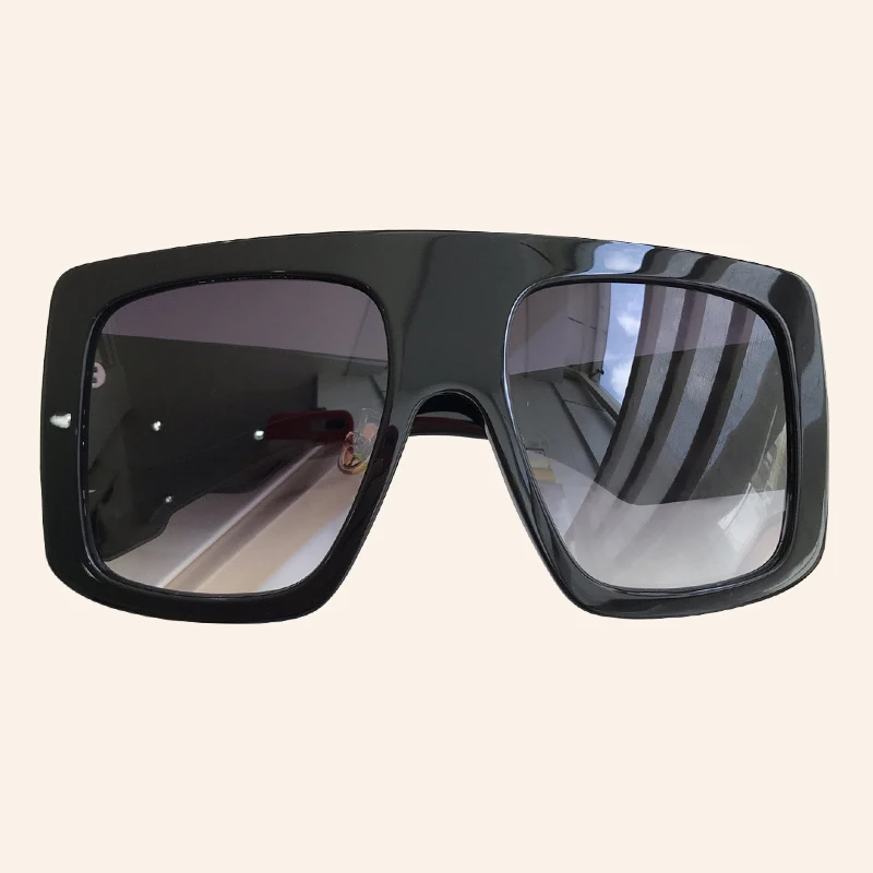 

New Arrival 2019 Square Sunglasses Women Men With Brand Designer Oversize Sunglasses