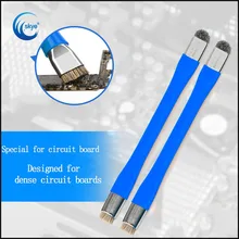SUNSHINE cepillo duro Antiestático de doble cabezal, herramienta de reparación de limpieza de placa de circuito de placa base de teléfono, ESD