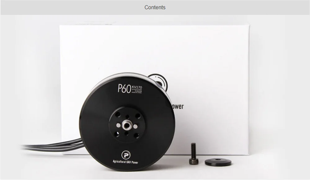 T мотор P60 бесщеточный мотор для мультикоптера Pin/без Pin 170KV/340KV для полей защиты растений или VTOL самолетов