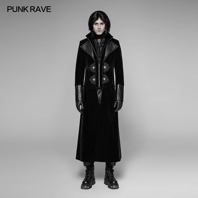 PUNK RAVE Men's Jackets and Coats Vintage Gothic Palace Jacket Coat  Victorian Style Winter Long Coat Stage Performance Costume|Jackets| -  AliExpress