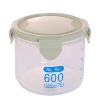 

Multi-functional Clear Plastic Sealed Cans Storage Tank Kitchen Dry Food Containers Home Food Grain Storage Jar