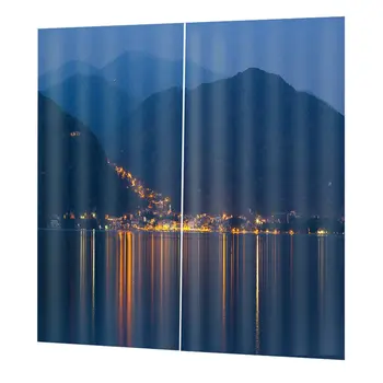 

Top Blackout Curtain Panel Window Screening Window Drapes 170*200cm FJ21 Elegant Room Decorative Curtains