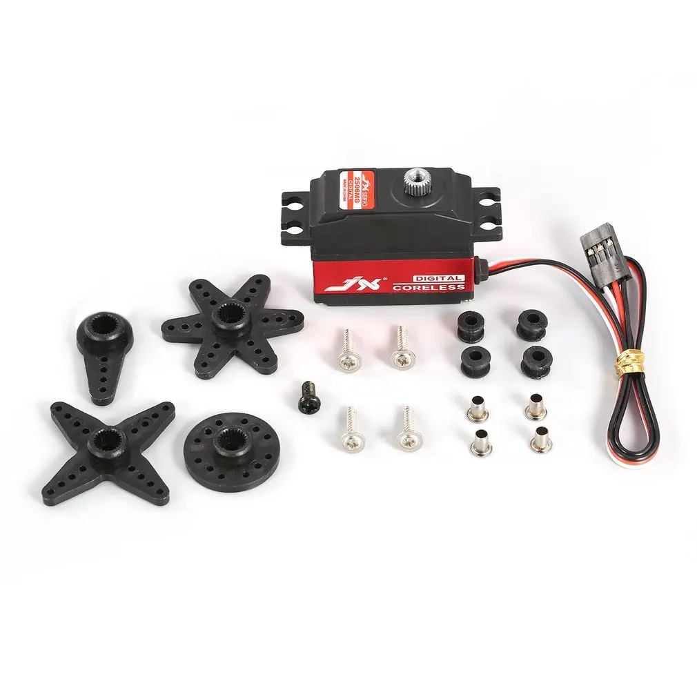JX PDI-2506MG 25g металлическая Шестерня цифровой сервопривод без сердечника мотор для RC 450 500 Вертолет с фиксированным крылом самолет RC Дрон части 4,8~ 6,0 V
