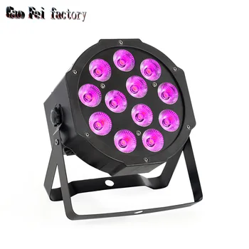 

hot sell led a par light high quality 12X12W RGBW par LED wall wash disco lighting LED Flat Par uplighting for DJ club party