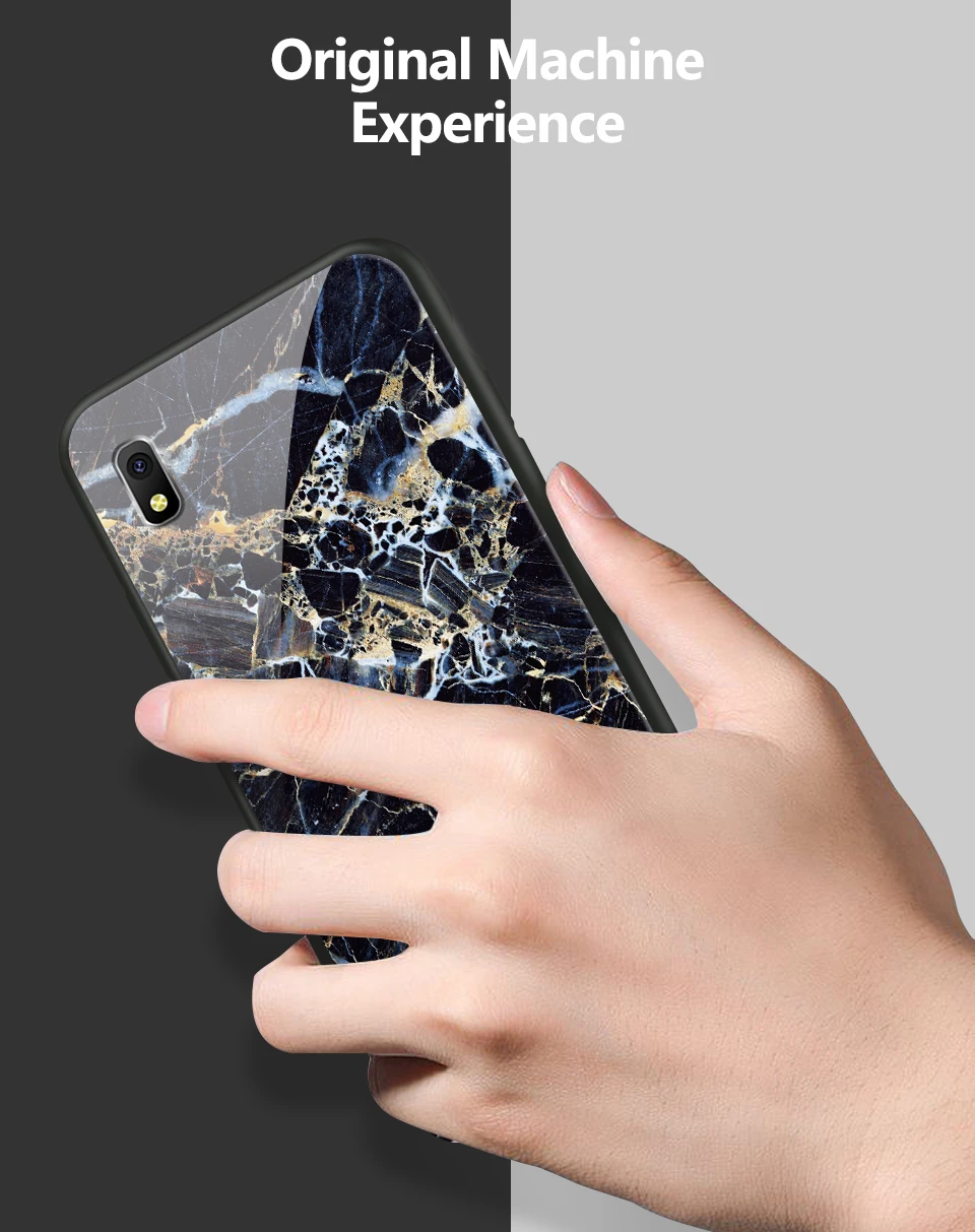 Для samsung Galaxy A10 A30 A20 A40 A50 модный защитный чехол из ТПУ для samsung A105F A305F A405F A505F жесткий чехол из закаленного стекла
