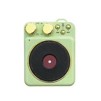 

Magnetic Gifts FM Radio Sound Box Outdoor Universal USB Charging HIFI Retro Mini Wireless Speaker Bluetooth 5.0 Stereo Portable