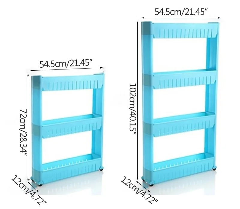 Полка для хранения пластиковый шкаф-органайзер для кухни подвижная межпространственная стойка для хранения стойка для холодильника с роликовой стойкой для хранения