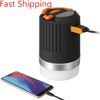 

4W 4mode Portable Camping Lantern Multifunction USB Rechargeable LED Light 10400mAh Powered Bank Waterproof Torch Emergency Lamp