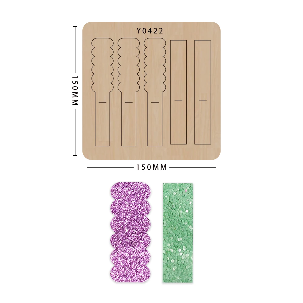 

Плашки для резки заколок, деревянные штампы, подходящие для обычных высекальных машин на рынке, новые