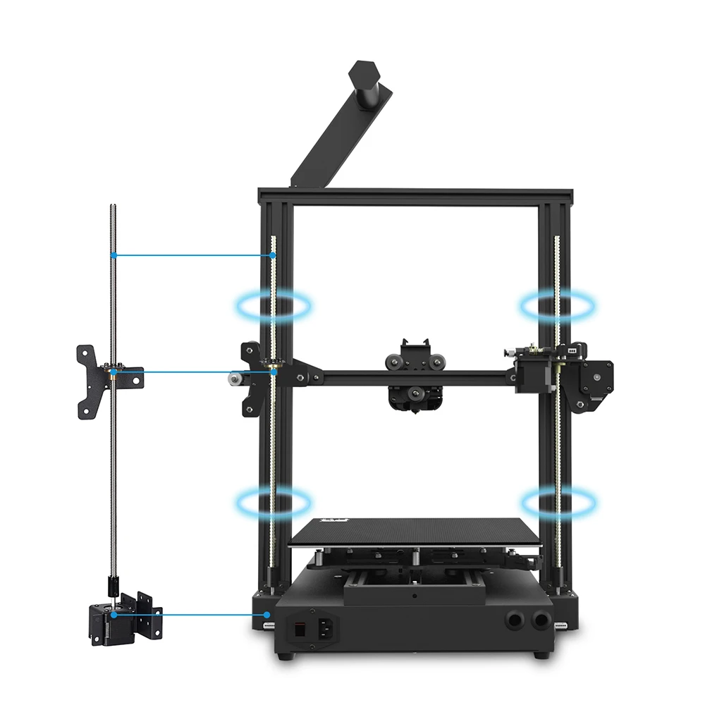 Biqu b1 se Mais Dupla z Kit de Atualização para b1 se Mais Peças da Impressora 3d Dupla Linha Central z Parafuso Chumbo Kits Atualização vs Ender3 Pro Cr10 Cr10s - Imagem 3