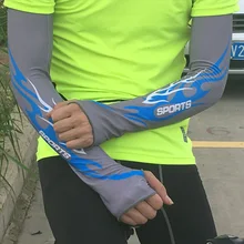 1 пара велосипедных нарукавников для езды на велосипеде, велосипедных нарукавников, для спорта на открытом воздухе, анти-УФ, Длинные нарукавники для рыбалки, стрельбы, баскетбола