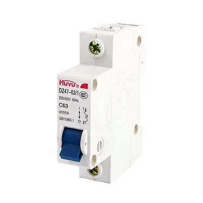 

NEW AC230-400V 63A 4000A 50Hz 1P ON/OFF Safety Switch Mini Circuit Breaker