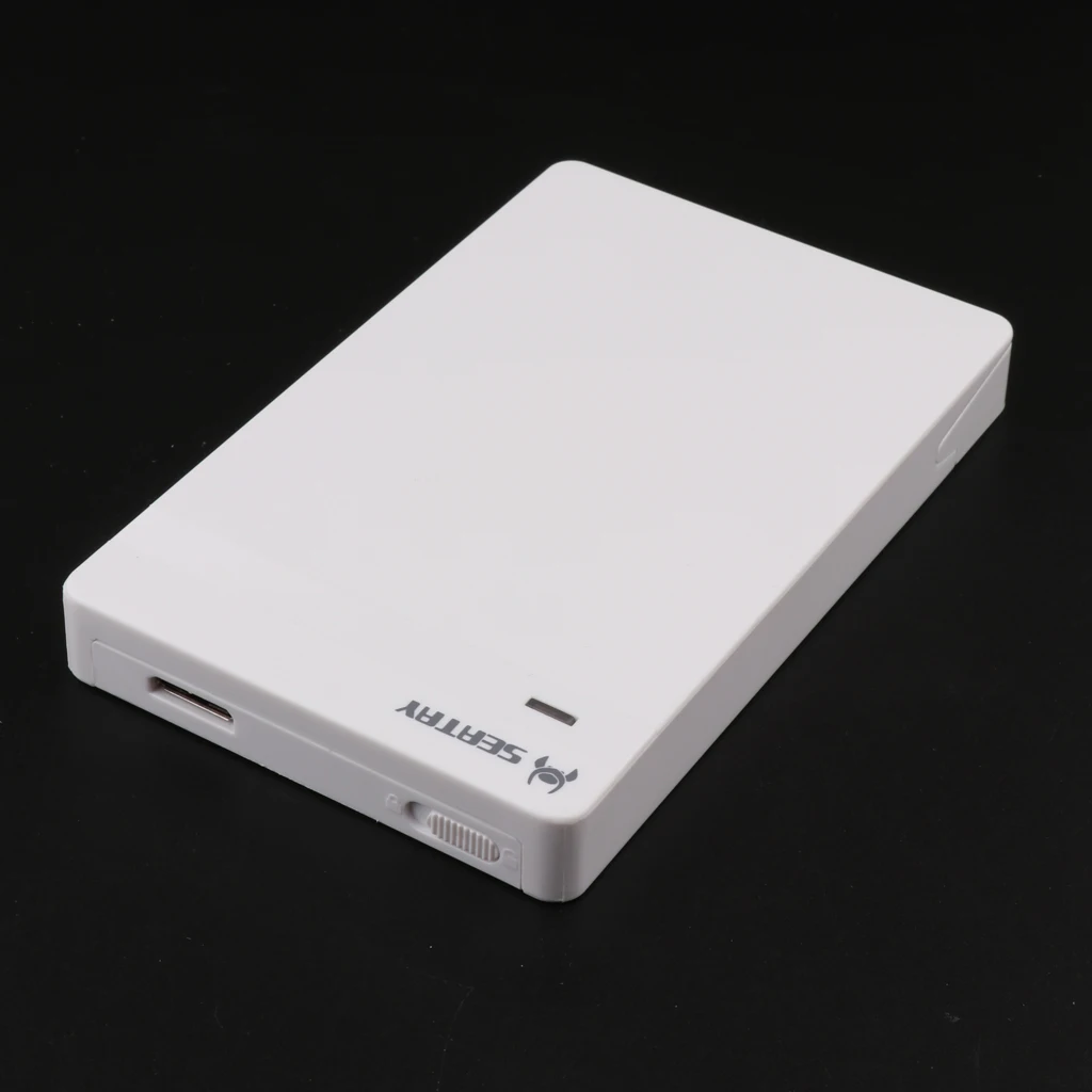 2,5 дюймов SATA к USB 3,0 внешний жесткий диск Корпус обложка Коробка для SSD, Plug and Play, белый