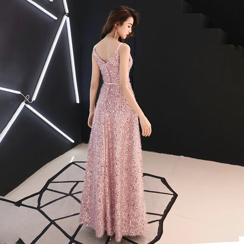 Женское платье смокинг Vestido Longo De Formatura новинка зимы 2020 вечерние платья на