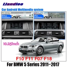 Liandlee Android 9 For BMW 5 Series F10 F11 F07 F18 2011~ CIC NBT Stereo Car Screen Carplay TV GPS Navi Navigation Map Media