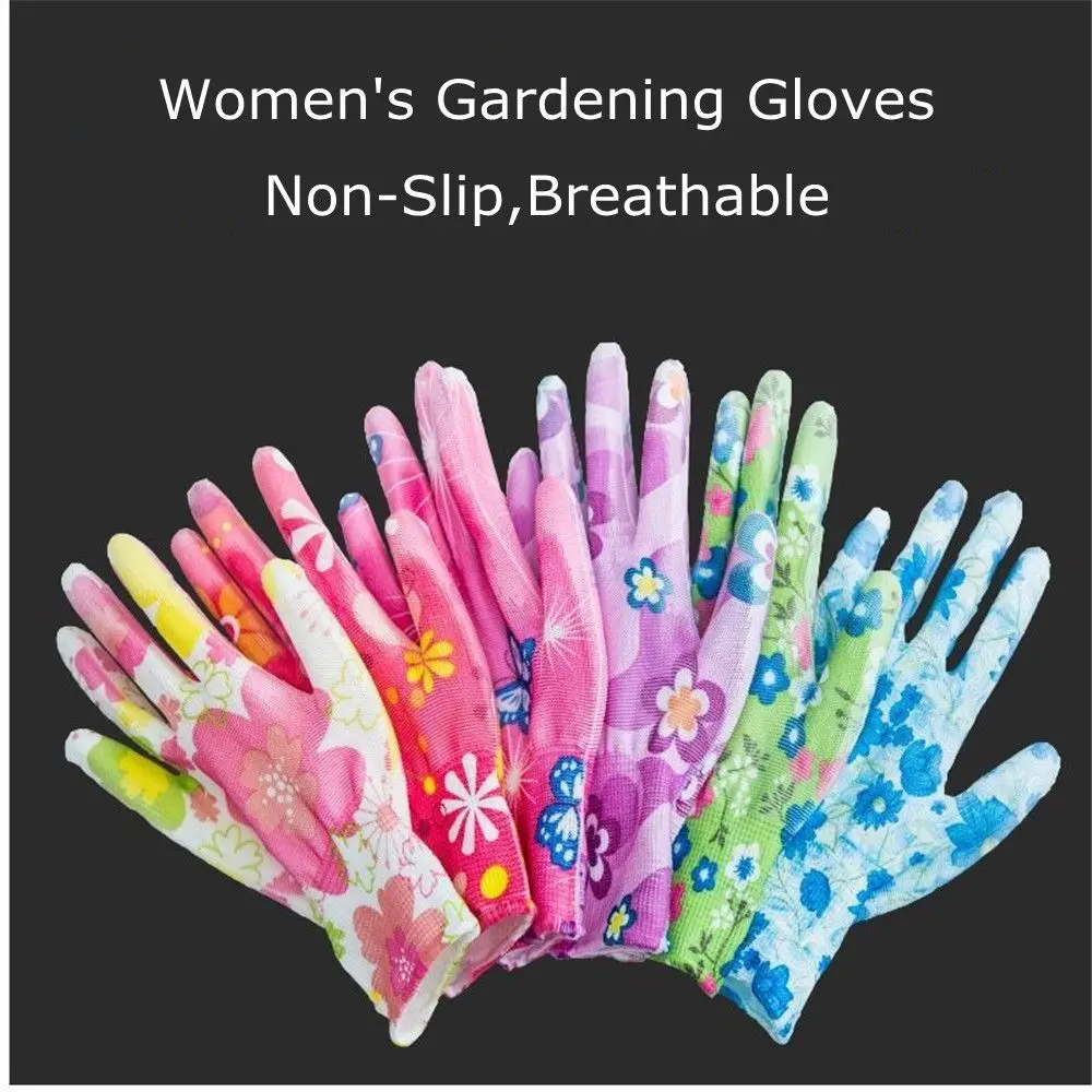 Labor Protection Cleaning Tools 1/12Pairs Yard Cleaning Floral Garden Gloves Non-Slip Household Gloves Working Cleaning gloves,garden work gloves,horticultural gloves