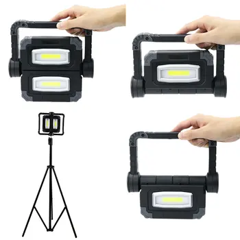 

Portable LED Spotlight Professional Work Light Outdoor Camping Foldable Flashlight 360° Rotation Outdoor Light Accessories
