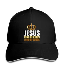 Мужская бейсбольная кепка с надписью Jesus King of Kings Lord of Lords Christian snapback