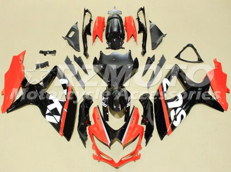 

OEM Quality New ABS Injection Fairings set Fit for Suzuki GSX-R600 R750 600 750 K8 2008 2009 2010 08 09 10 black Red custom