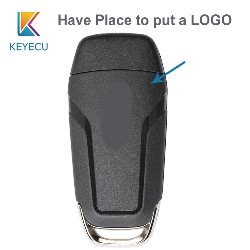 KEYECU 4 кнопки 315 МГц 49 чип HU101 Автозапуск Флип удаленный ключ для Ford Fusion 2013 FCC ID: N5F-A08TAA