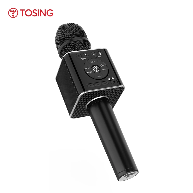 Q9 04 Microphone Karaoké Sans Fil Haut Parleur Bluetooth 2 En 1  Enregistrement De Chant Portable Lecteur KTV Portable Pour IOS Android Du  13,1 €