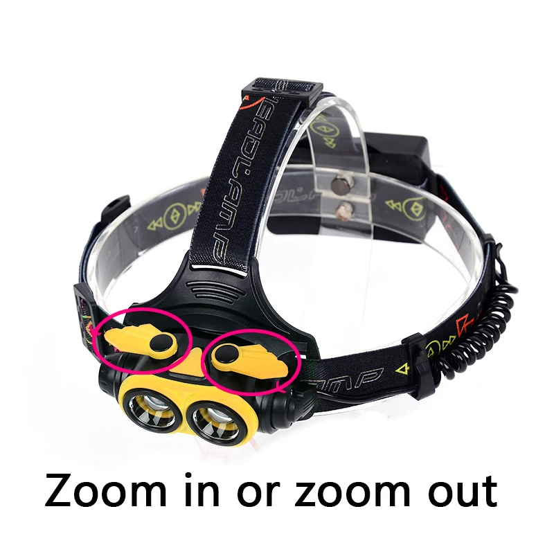 Litwod z307305A 8000LM светодиодный налобный фонарь XM-L2 U3 4 режима Перезаряжаемые головной светильник фара Точечный светильник головной светильник 2*18650 Батарея