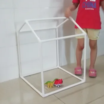 

Kids tent game house frame party supplies, Diy pet house structure 45*45*58CM