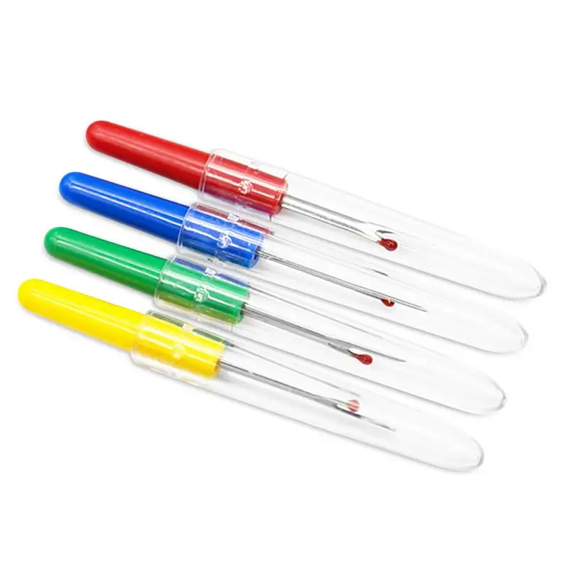 Sewing Tools Plastic Handle Steel Thread Cutter Seam Ripper Stitch Removal Knife Needle Arts Sewing Tools DIY Sewing Accessories