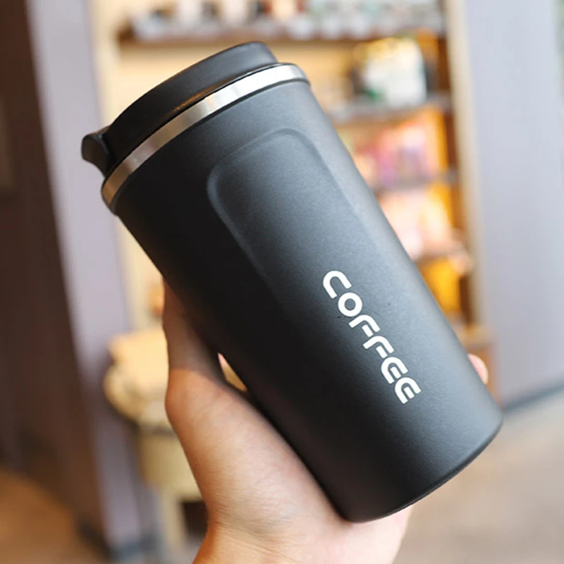 510Ml Thermos Flask Coffee Mug Stainless Steel Hot And Cold Water Cup Travel Thermo Thermosmug For Gifts tumbler | Дом и сад