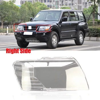 

Car Front head light lamp Cover for 2003-2007 Mitsubishi Pajero V73 Headlight head light lamp Waterproof Clear Lens Auto Shell C