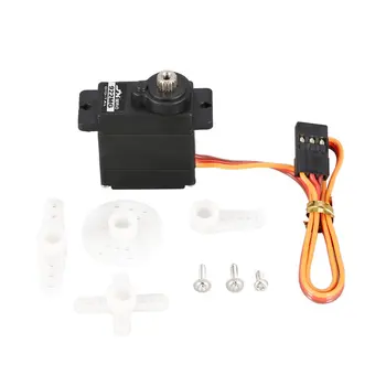 

JX PDI-922MG 4.8V-6V 2.0KG Digital Metal Gear Servo Metal Aluminum Case for 450 RC Airplane Helicopter RC Car 1/18