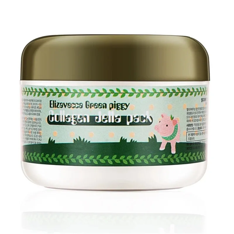 Маска из пузырьковой глины Milky Piggy коллаген Jella пакет Аква Осветляющая Корейская