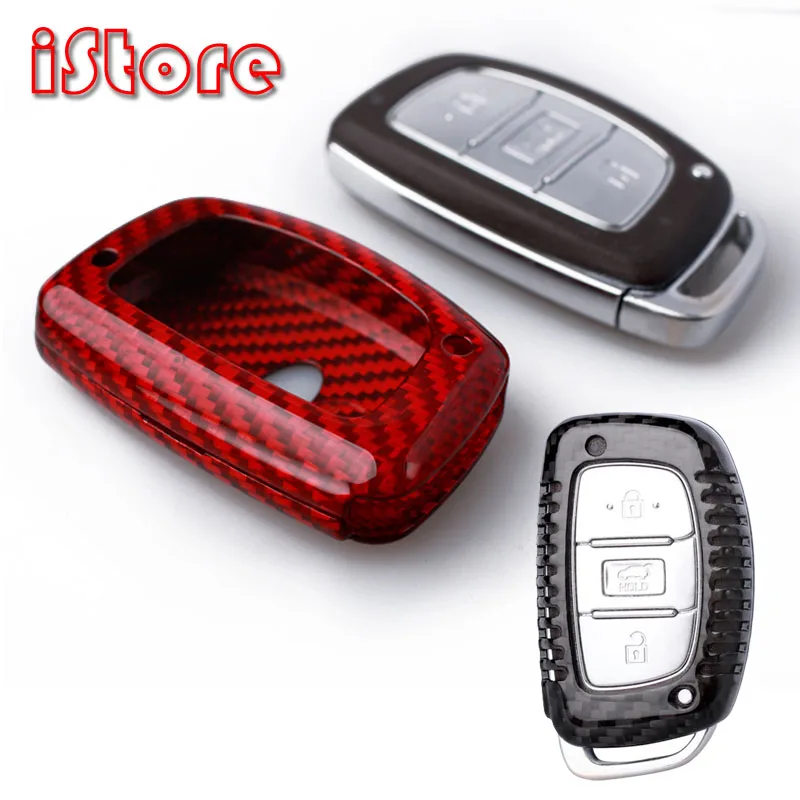 

Carbon fiber key case For HYUNDAI Smart Key Some car keys