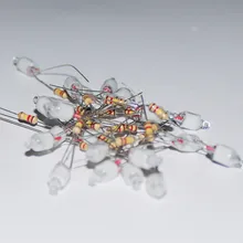 20 шт. зеленый 5 мм световой неоновый светильник 5X13 мм неоновый светильник с сопротивлением для 220 В Verde неоновая светящаяся лампа NE-2G лампа