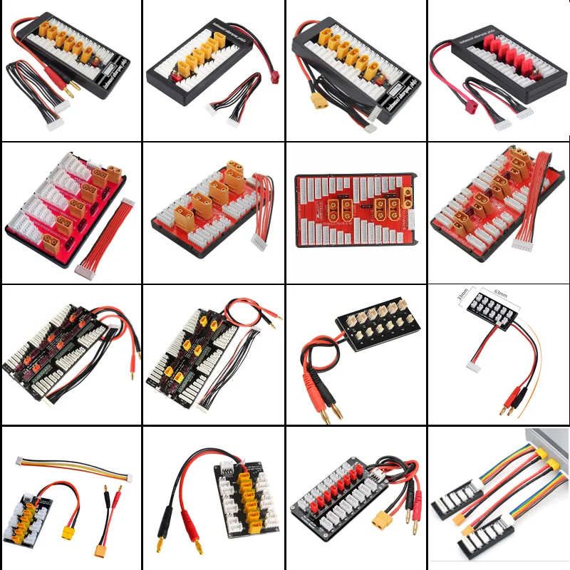Rc 26S 28S T / XT60 / XT90 / XT30 /JST Lipo Battery Parallel Charging Board for Imax B6 B6AC