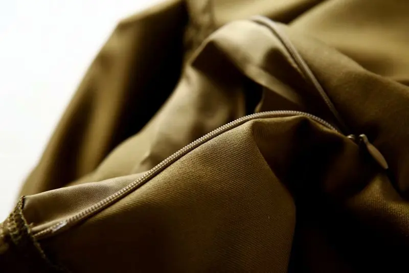 Высокая уличная Женская однотонная плиссированная Высокая талия Повседневная тонкая линия юбка faldas mujer Женская боковая молния на пуговицах юбки QUN437