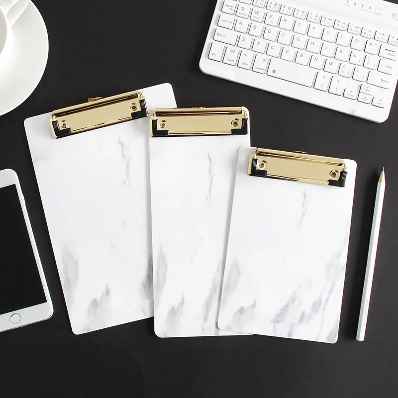 

Marble Pattern A4 Clipboard Board Clip A5 A6 Folder Filing Note Memo Paper Pad Stationery Clamp Document Writing Pad Filing