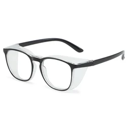 Anti - Fog Blue Light Blocking Protective Eyewear with UV and Dust Protection (Black frame)