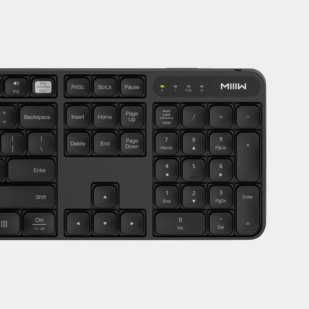 Комплект беспроводной офисной клавиатуры и мыши MIIIW 104 клавиш 2 4 ГГц Windows ПК MAC