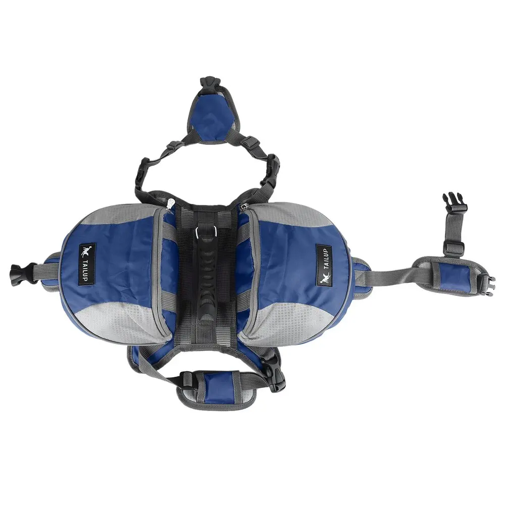 TAILUP Medium Size Outward Pet Dog Backpacks Pet Saddle Bag For Training Camping Hiking Traveling Carrying Food Drink