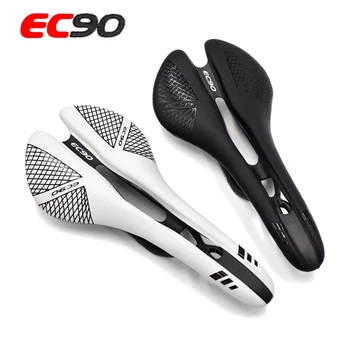 

2018 EC90 New Carbon Road Bicycle Saddle hollow Full Carbon Mountain Bike Saddle / seat / Carbon MTB Saddle + Leather 115g