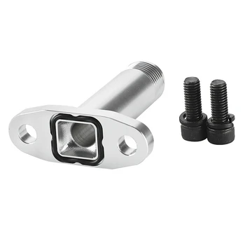 

10AN Turbo Drain Fitting Extended Turbo Oil Drain Adapter Outlet Fitting for T3/T4 Turbochargers Flange