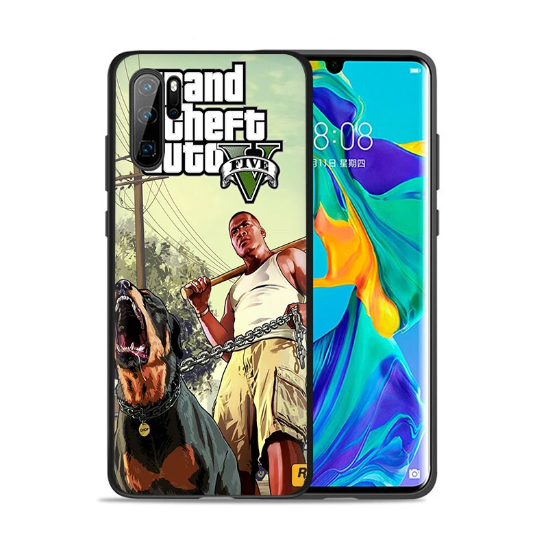 B2 EWAU GTA 5 Grand Theft силиконовый чехол для телефона huawei P8 P9 P10 P20 P30 Pro Lite Mini P Smart Z Plus - Цвет: B2